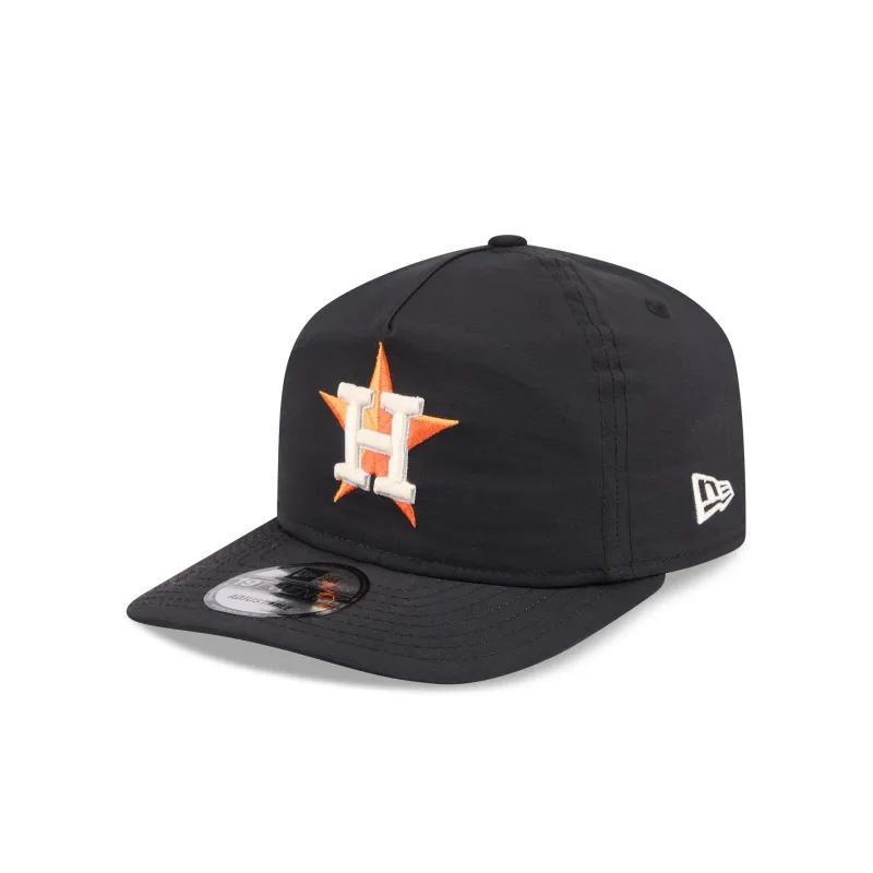 Houston Astros Black Nylon 19TWENTY Snapback Hat sold by New Era