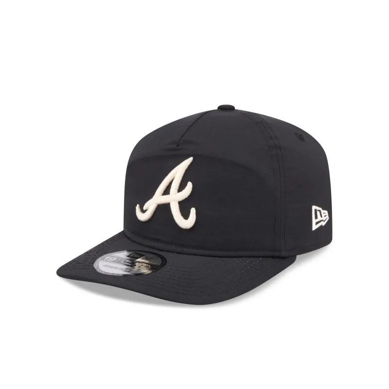 Atlanta Braves Black Nylon 19TWENTY Snapback Hat sold by New Era