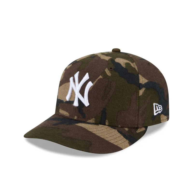 New York Yankees Three Looms Camo Pre-Curve 59FIFTY Fitted Hat sold by New Era