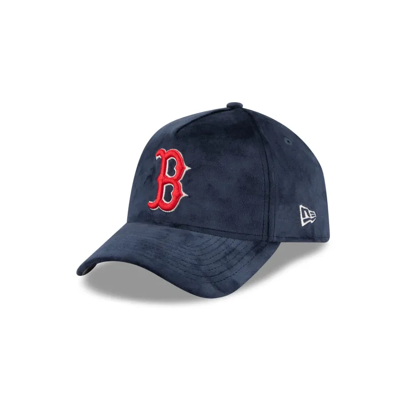 Boston Red Sox Velour 9FORTY A-Frame Snapback Hat sold by New Era