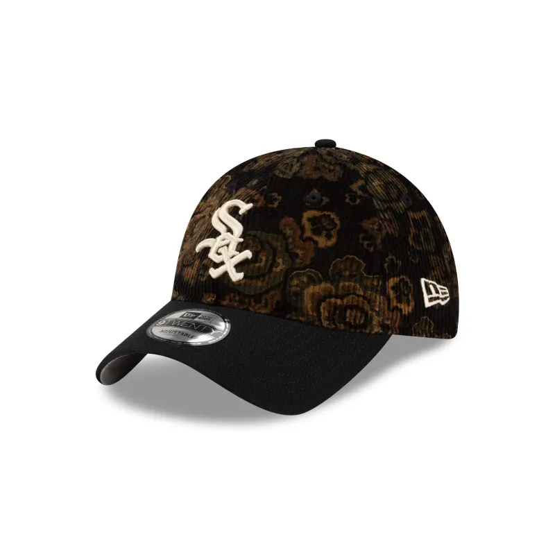 Chicago White Sox Three Looms Floral Corduroy 9TWENTY Adjustable Hat sold by New Era