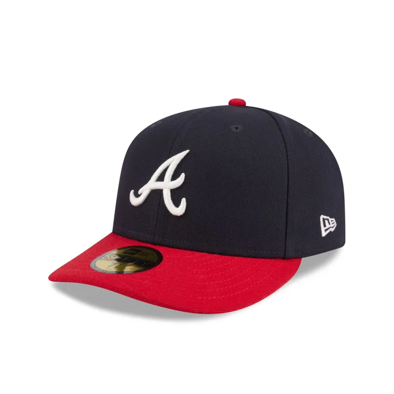 Atlanta Braves Pre-Curve 59FIFTY Fitted Hat sold by New Era