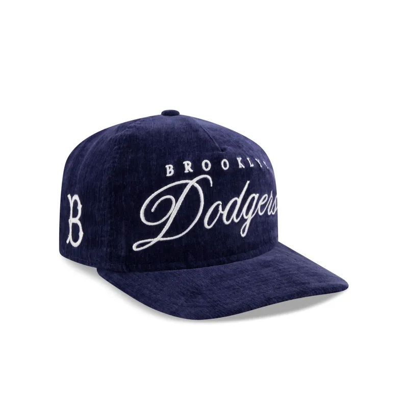 Brooklyn Dodgers Velvet Team Script 19TWENTY Adjustable Hat made by New Era