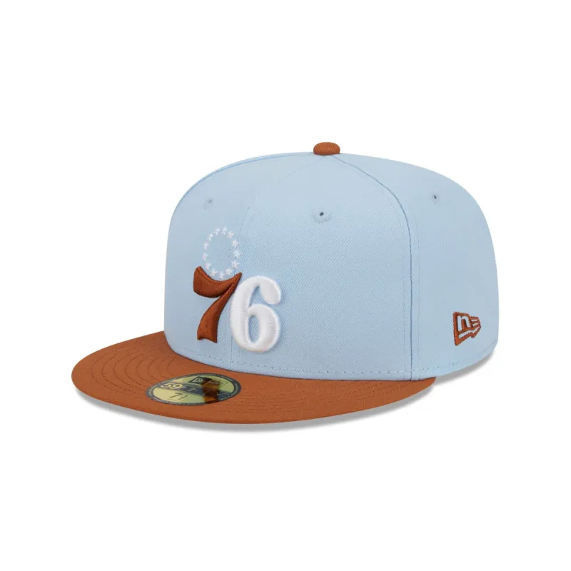 Philadelphia 76ers Color Pack Glacial Blue 59FIFTY Fitted Hat sold by New Era