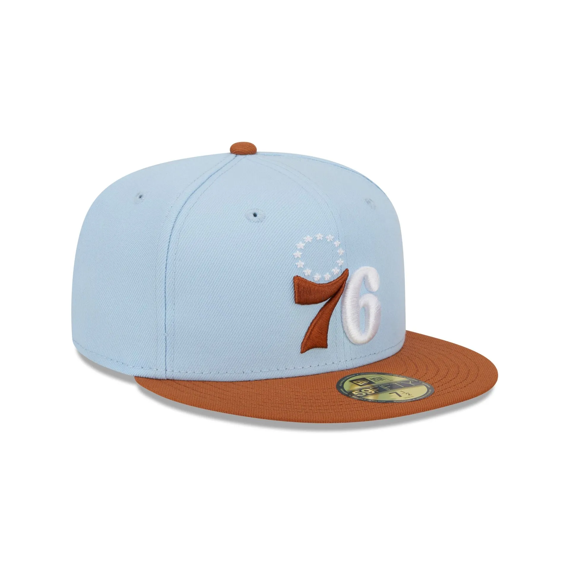 Philadelphia 76ers Color Pack Glacial Blue 59FIFTY Fitted Hat sold by New Era product image thumbnail 3