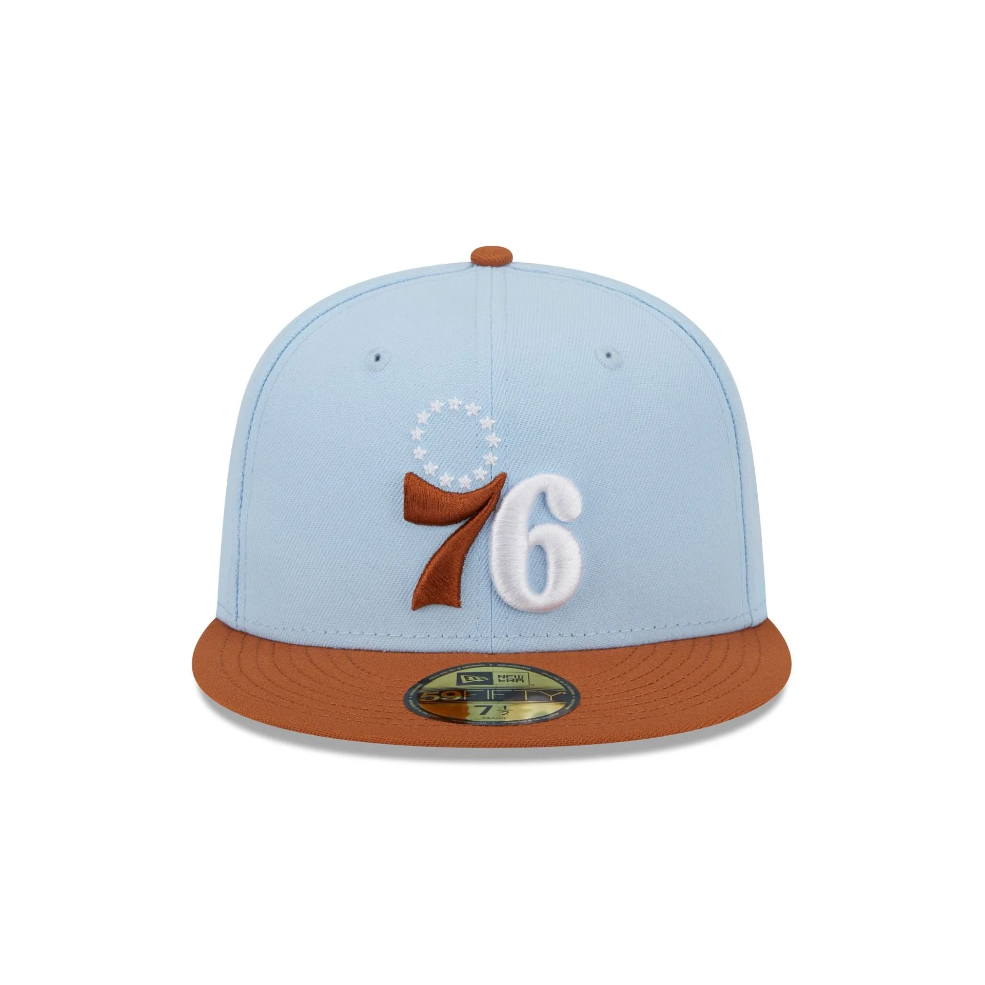 Philadelphia 76ers Color Pack Glacial Blue 59FIFTY Fitted Hat sold by New Era product image thumbnail 2