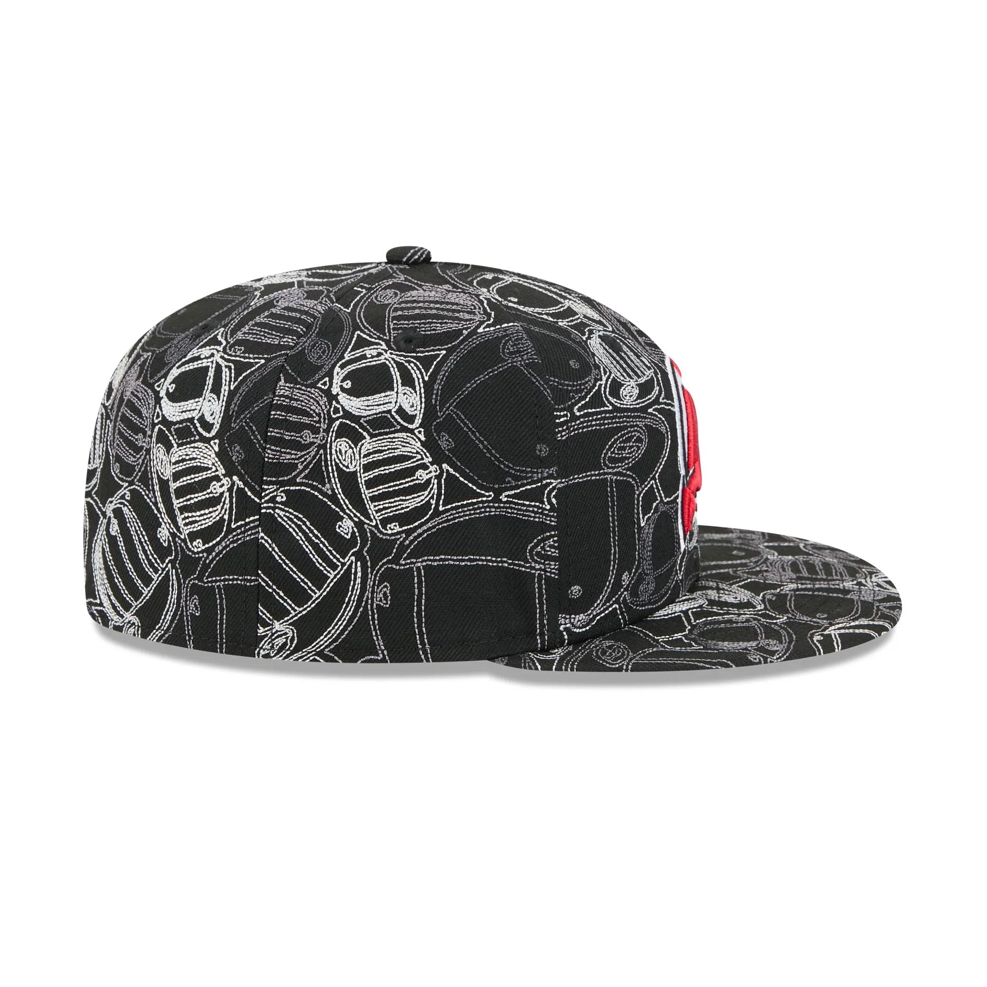 New Jersey Devils Cap Scramble 59FIFTY Fitted Hat sold by New Era product image thumbnail 5
