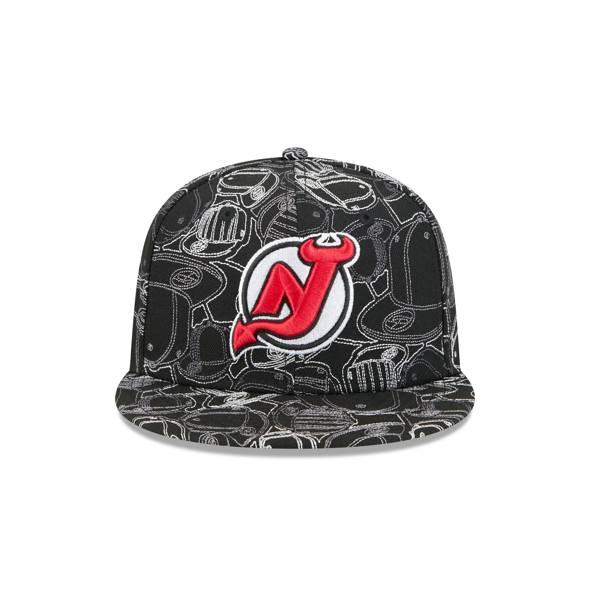 New Jersey Devils Cap Scramble 59FIFTY Fitted Hat sold by New Era product image thumbnail 2