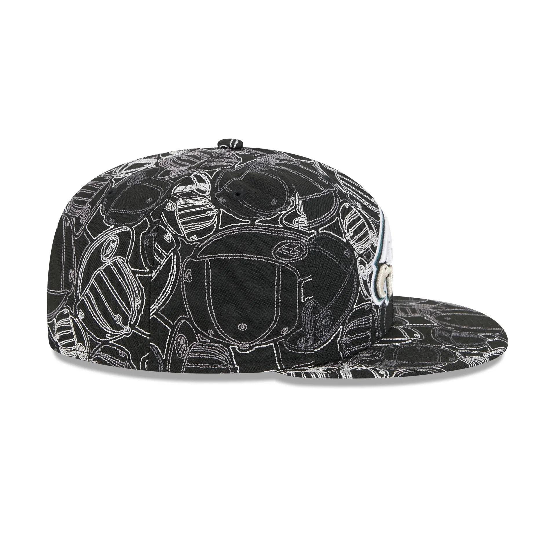 Philadelphia Eagles Cap Scramble 59FIFTY Fitted Hat sold by New Era product image thumbnail 5