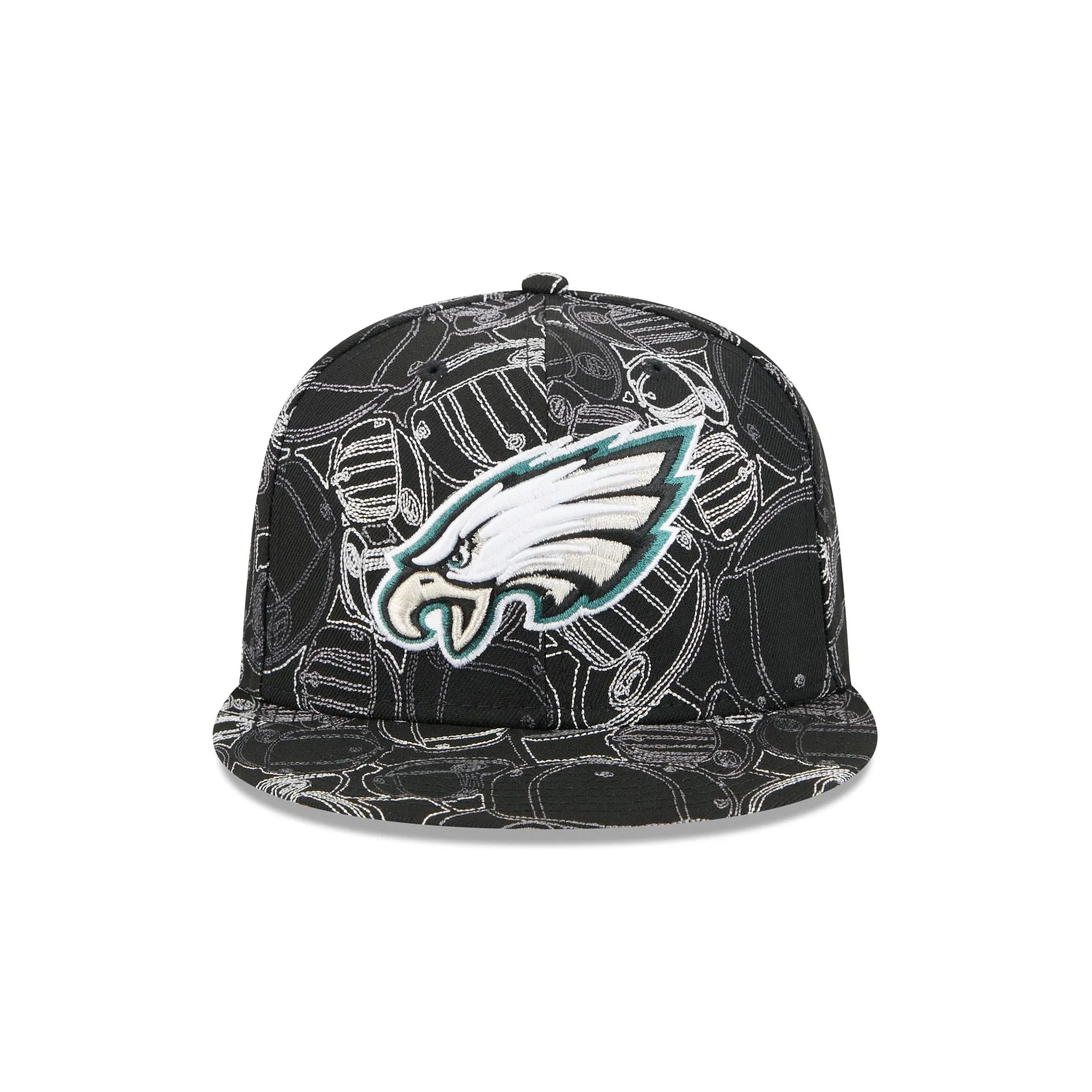 Philadelphia Eagles Cap Scramble 59FIFTY Fitted Hat sold by New Era product image thumbnail 2