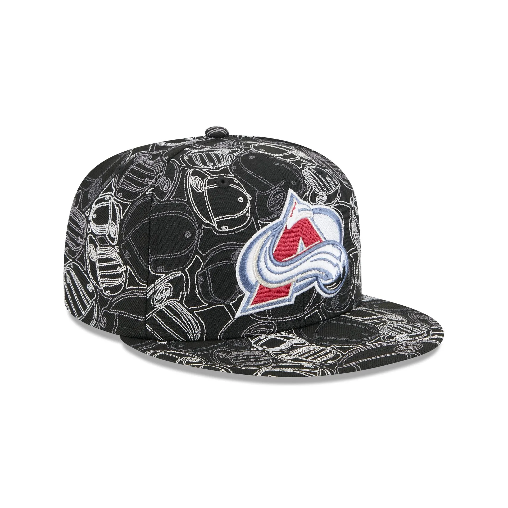 Colorado Avalanche Cap Scramble 59FIFTY Fitted Hat sold by New Era product image thumbnail 3