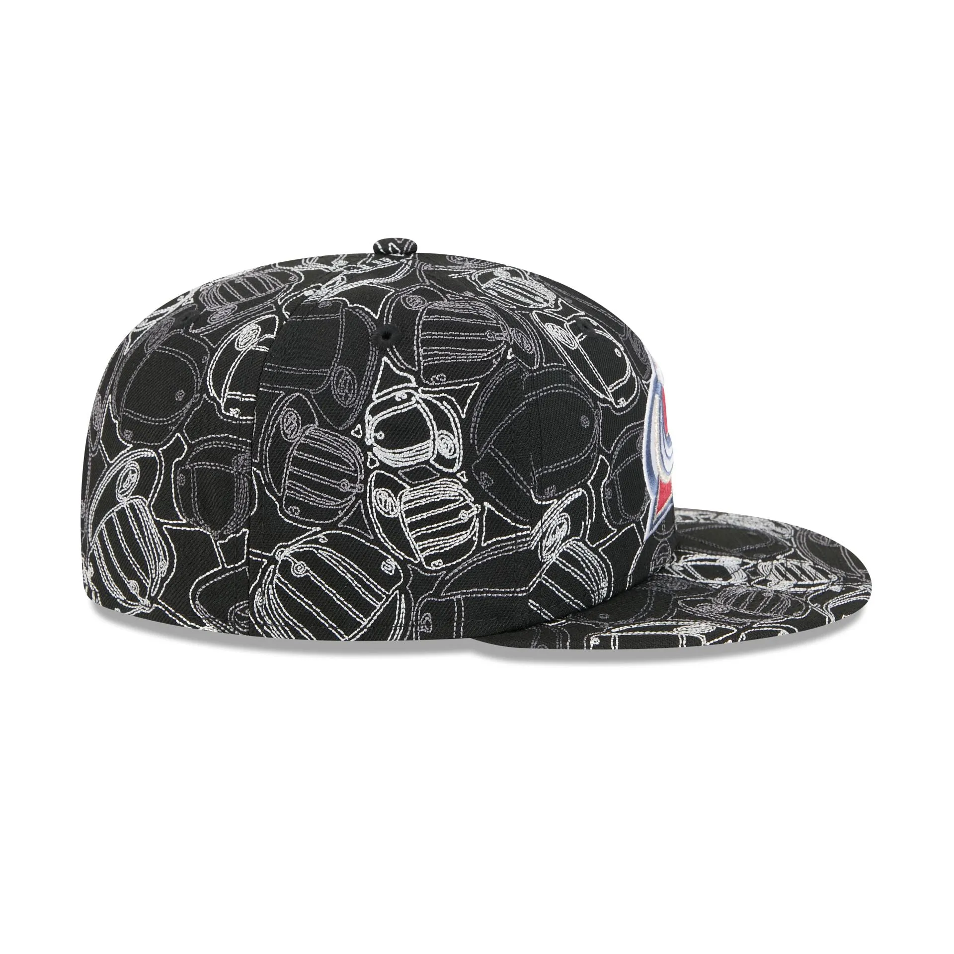 Colorado Avalanche Cap Scramble 59FIFTY Fitted Hat sold by New Era product image thumbnail 5
