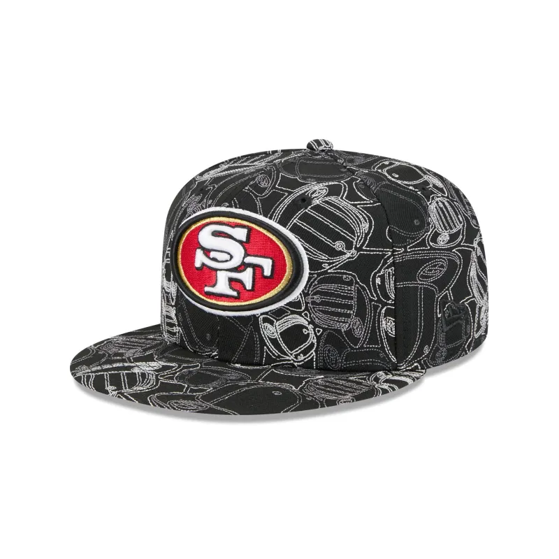 San Francisco 49ers Cap Scramble 59FIFTY Fitted Hat sold by New Era