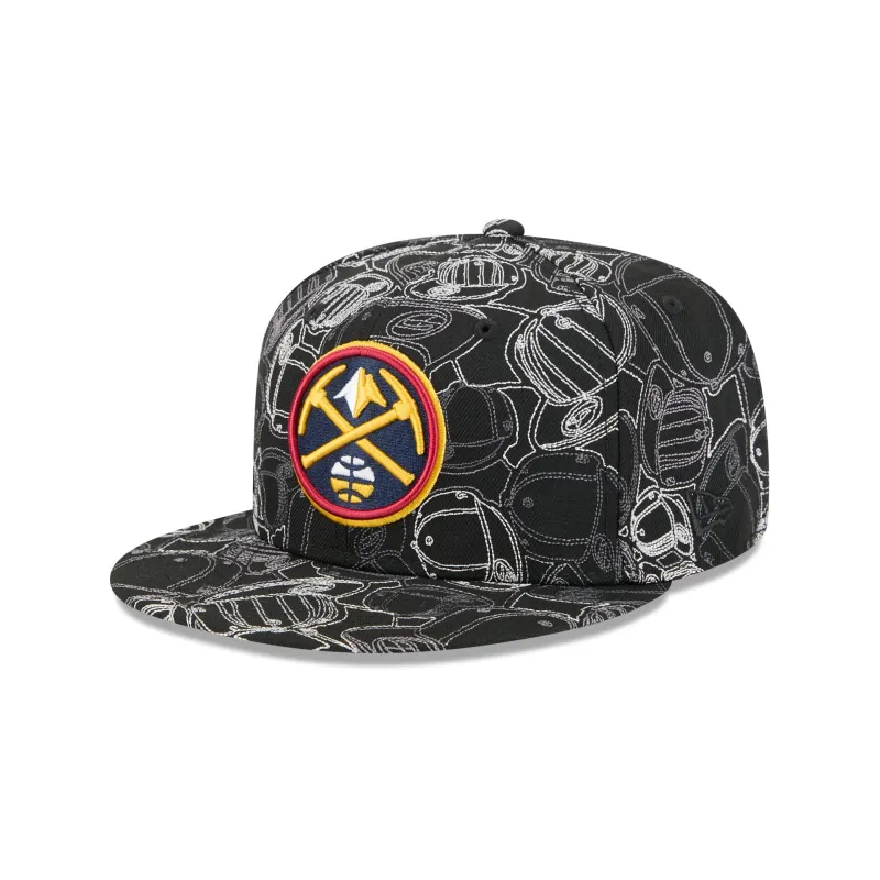 Denver Nuggets Cap Scramble 59FIFTY Fitted Hat sold by New Era