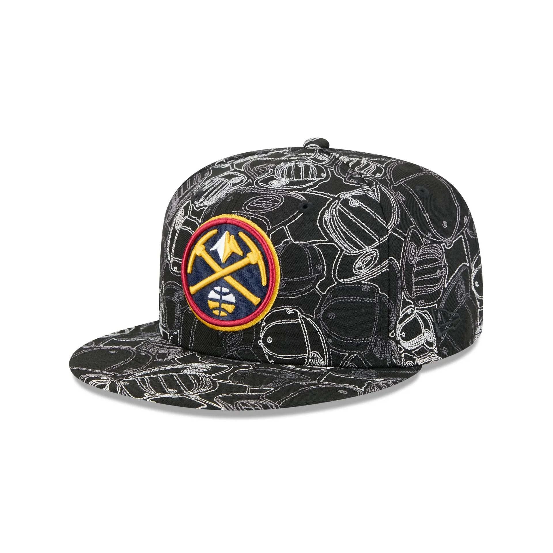 Denver Nuggets Cap Scramble 59FIFTY Fitted Hat sold by New Era