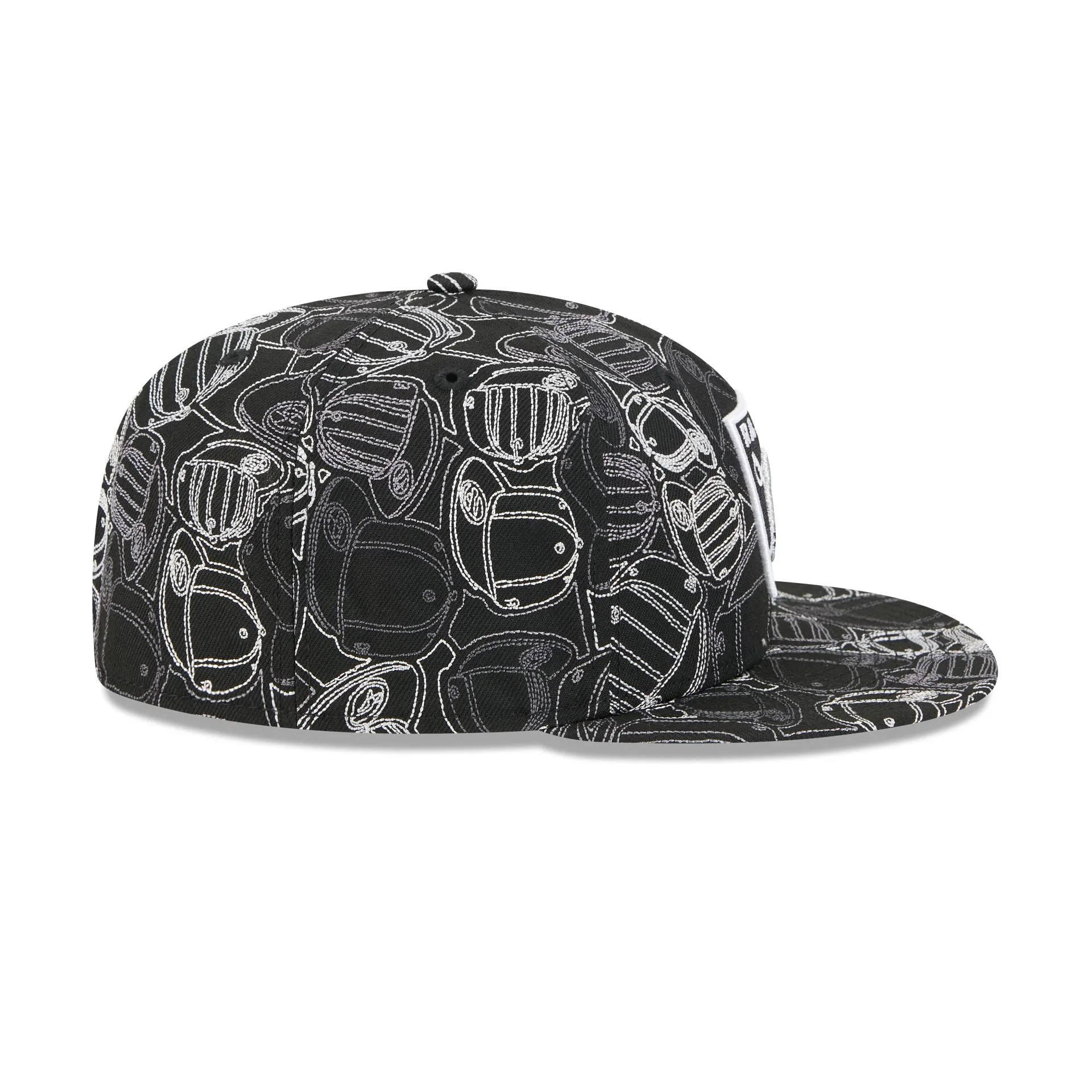 Las Vegas Raiders Cap Scramble 59FIFTY Fitted Hat sold by New Era product image thumbnail 5