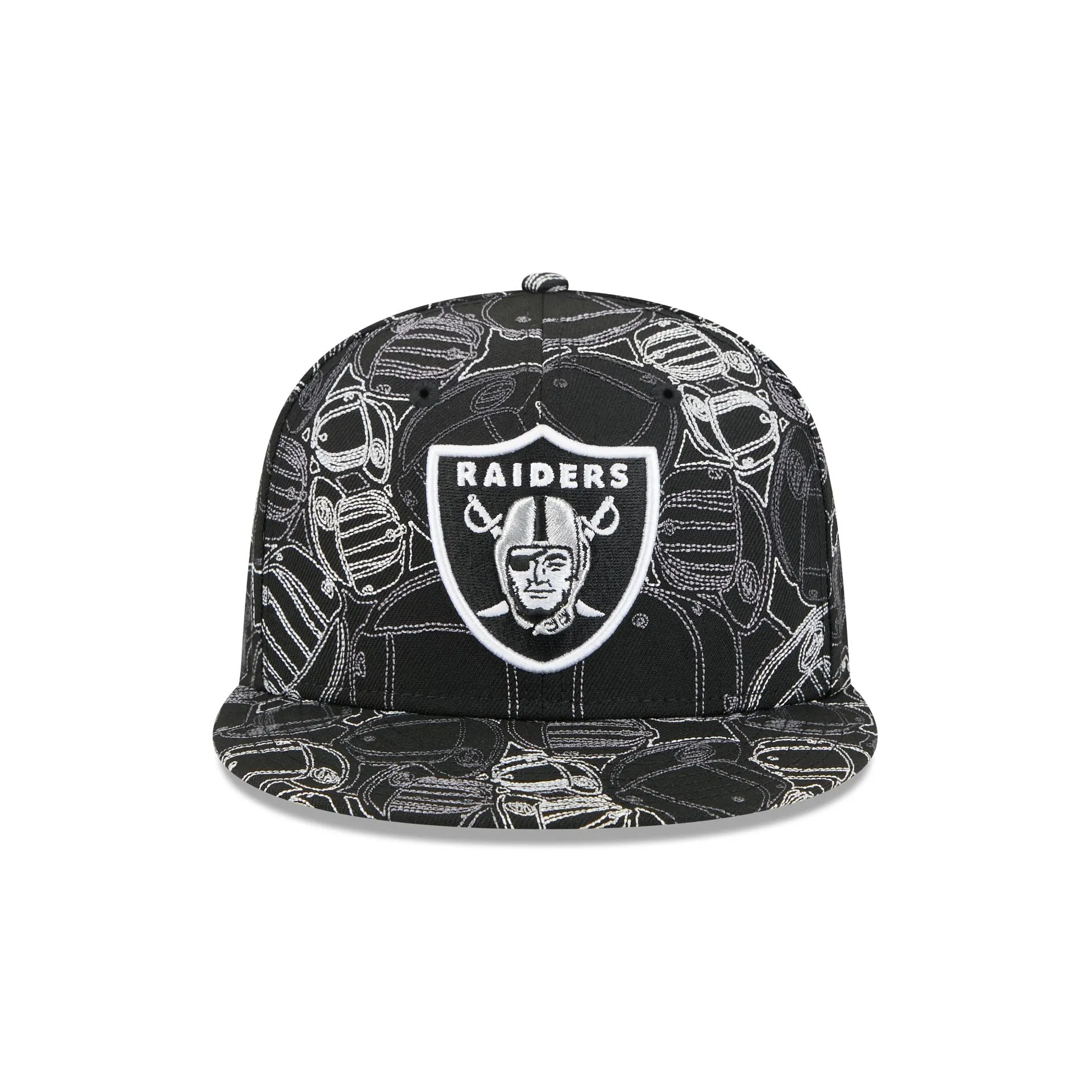Las Vegas Raiders Cap Scramble 59FIFTY Fitted Hat sold by New Era product image thumbnail 2