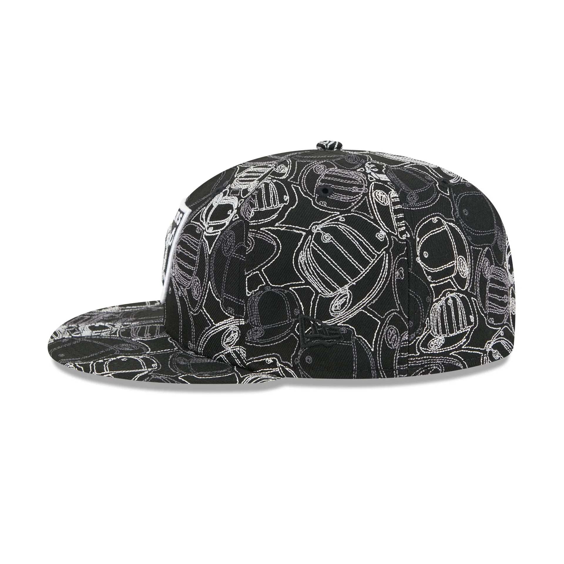 Las Vegas Raiders Cap Scramble 59FIFTY Fitted Hat sold by New Era product image thumbnail 4