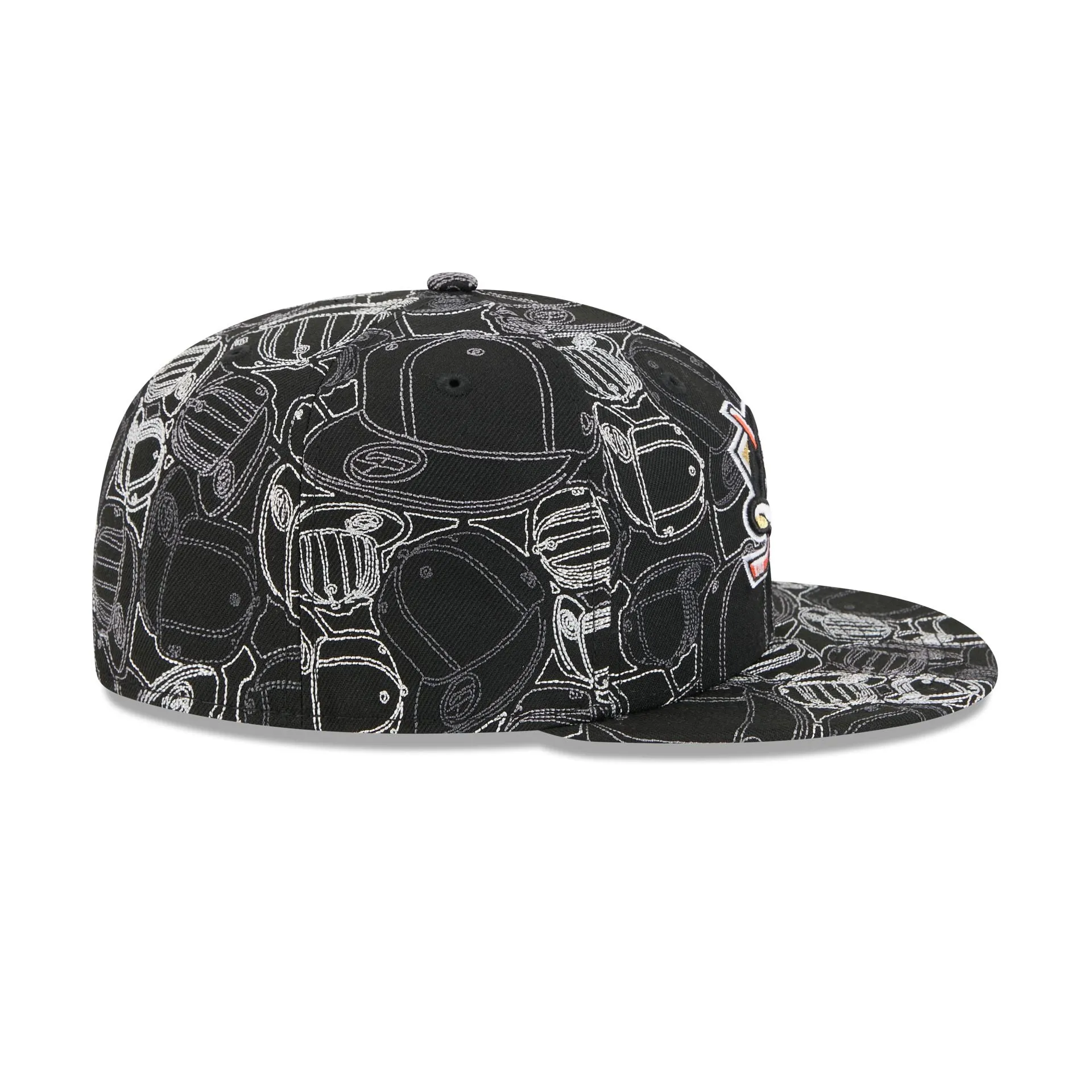 Anaheim Ducks Cap Scramble 59FIFTY Fitted Hat sold by New Era product image thumbnail 5