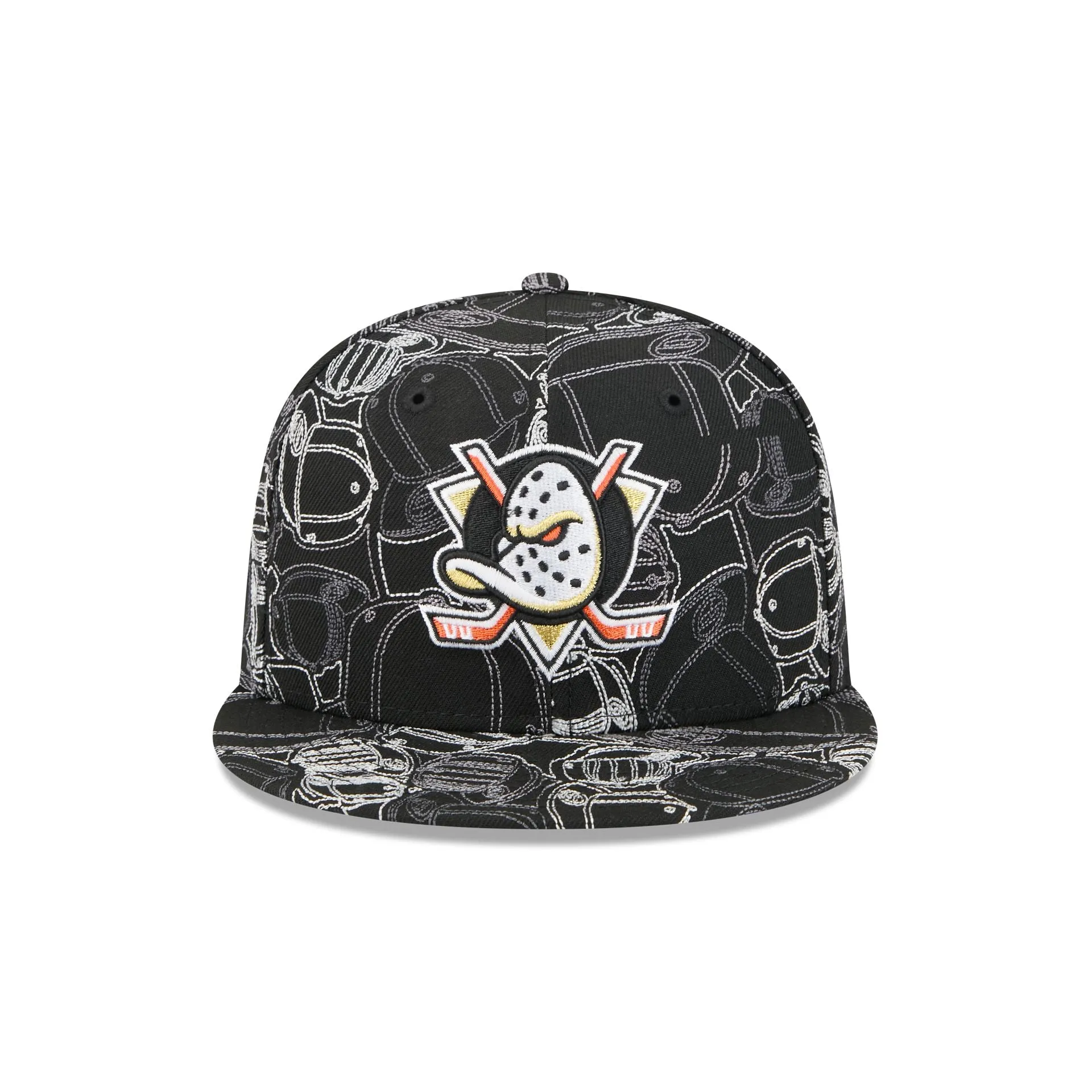 Anaheim Ducks Cap Scramble 59FIFTY Fitted Hat sold by New Era product image thumbnail 2