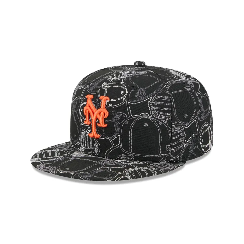 New York Mets Cap Scramble 59FIFTY Fitted Hat sold by New Era