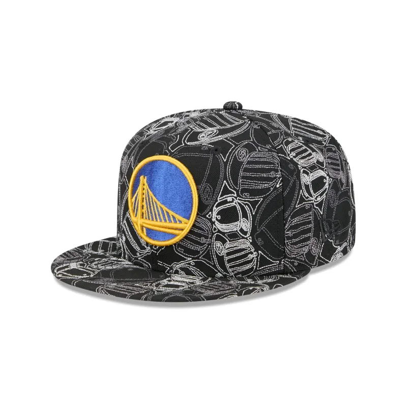 Golden State Warriors Cap Scramble 59FIFTY Fitted Hat sold by New Era