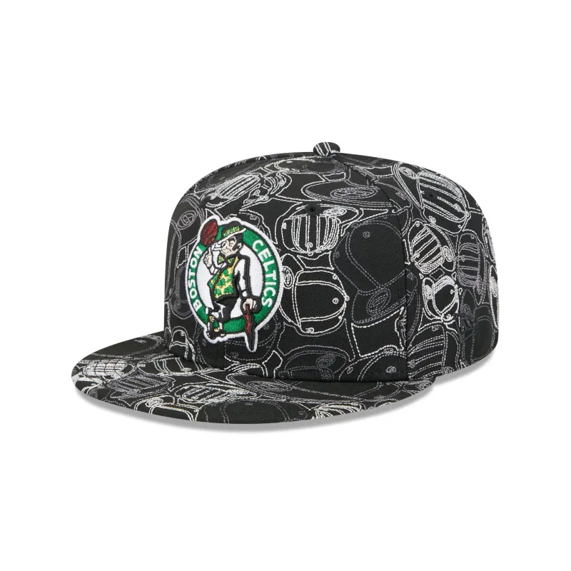 Boston Celtics Cap Scramble 59FIFTY Fitted Hat sold by New Era