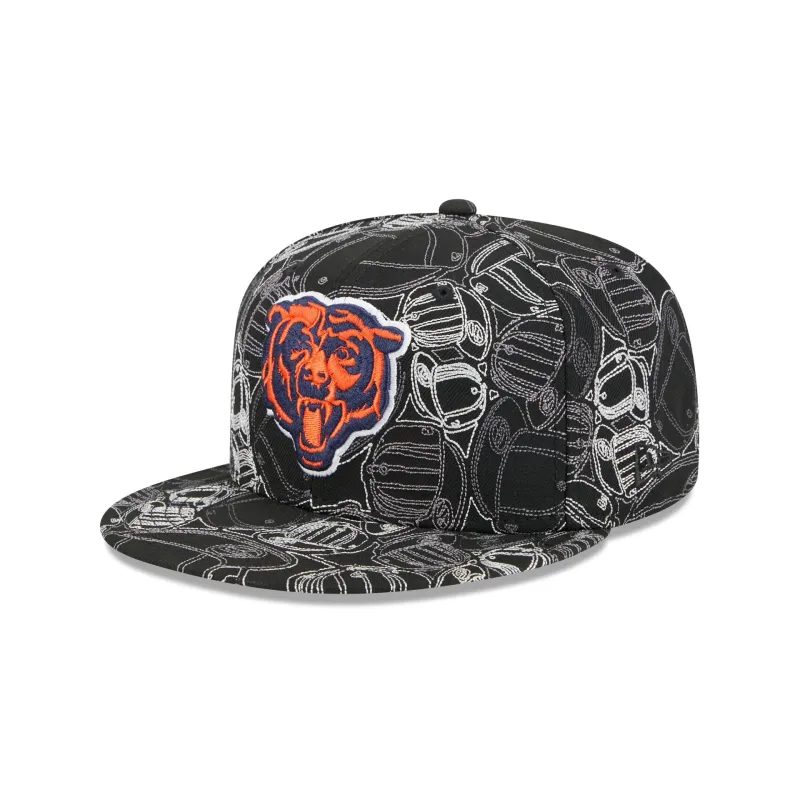 Chicago Bears Cap Scramble 59FIFTY Fitted Hat sold by New Era