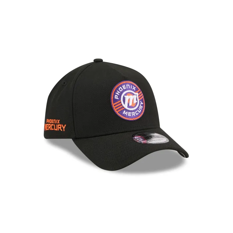 Phoenix Mercury Black 9FORTY A-Frame Snapback Hat sold by New Era