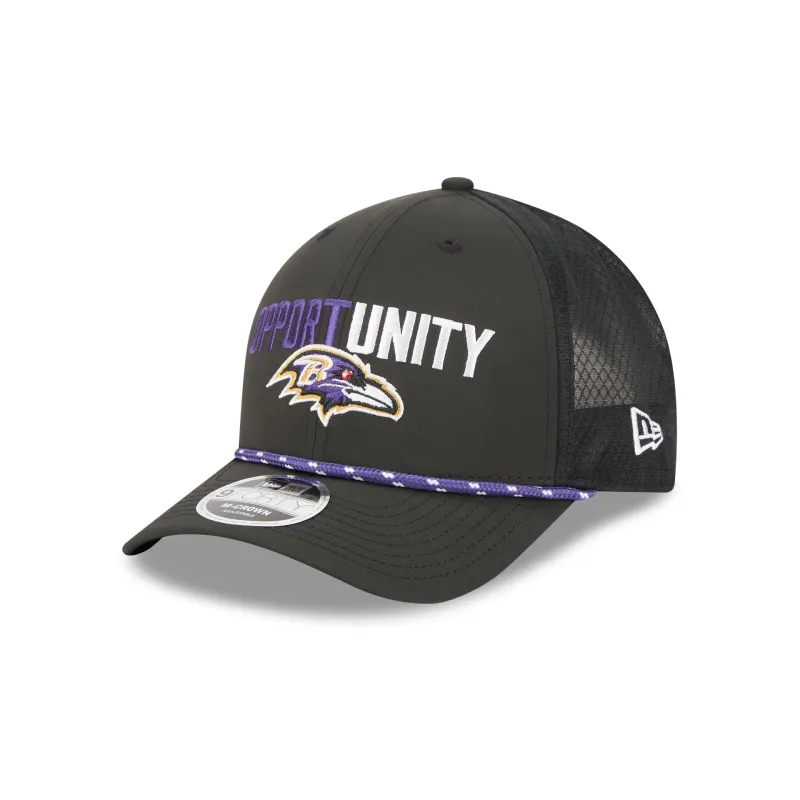 Baltimore Ravens 2025 Inspire Change 9FORTY M-Crown Snapback Hat sold by New Era