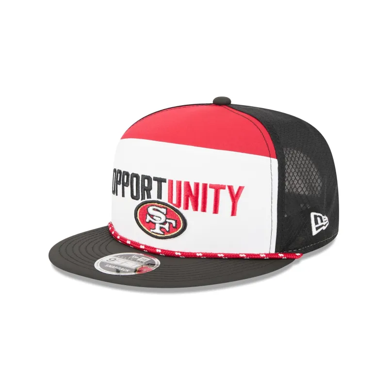 San Francisco 49ers 2025 Inspire Change Split Panel 9FIFTY Snapback Hat sold by New Era