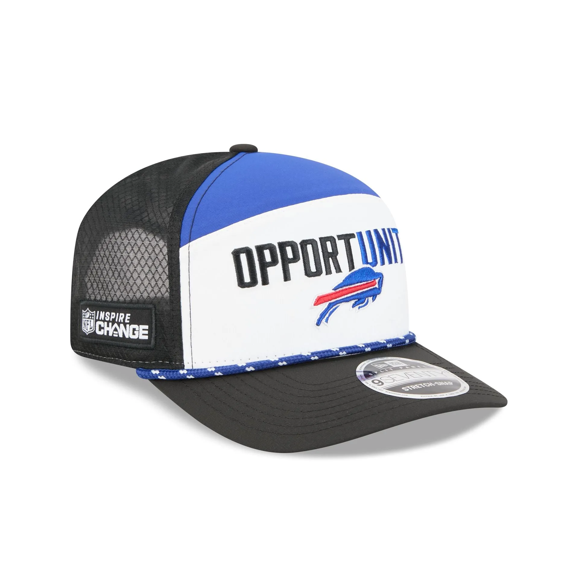 Buffalo Bills 2025 Inspire Change Split Panel 9SEVENTY Trucker Hat sold by New Era product image thumbnail 3