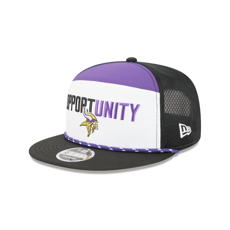 Minnesota Vikings 2025 Inspire Change Split Panel 9FIFTY Snapback Hat sold by New Era