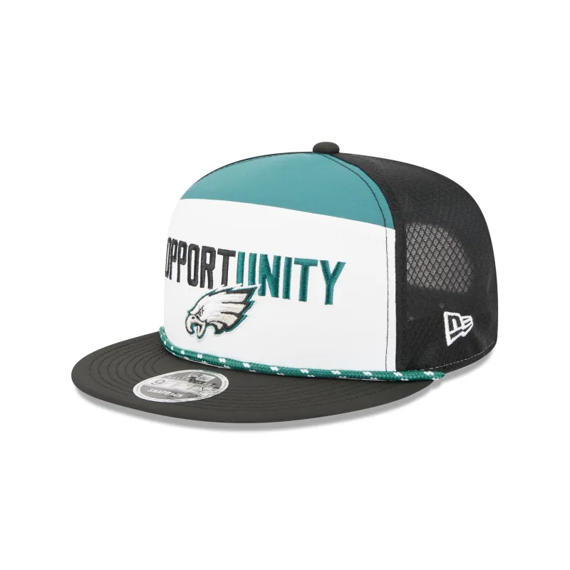 Philadelphia Eagles 2025 Inspire Change Split Panel 9FIFTY Snapback Hat sold by New Era