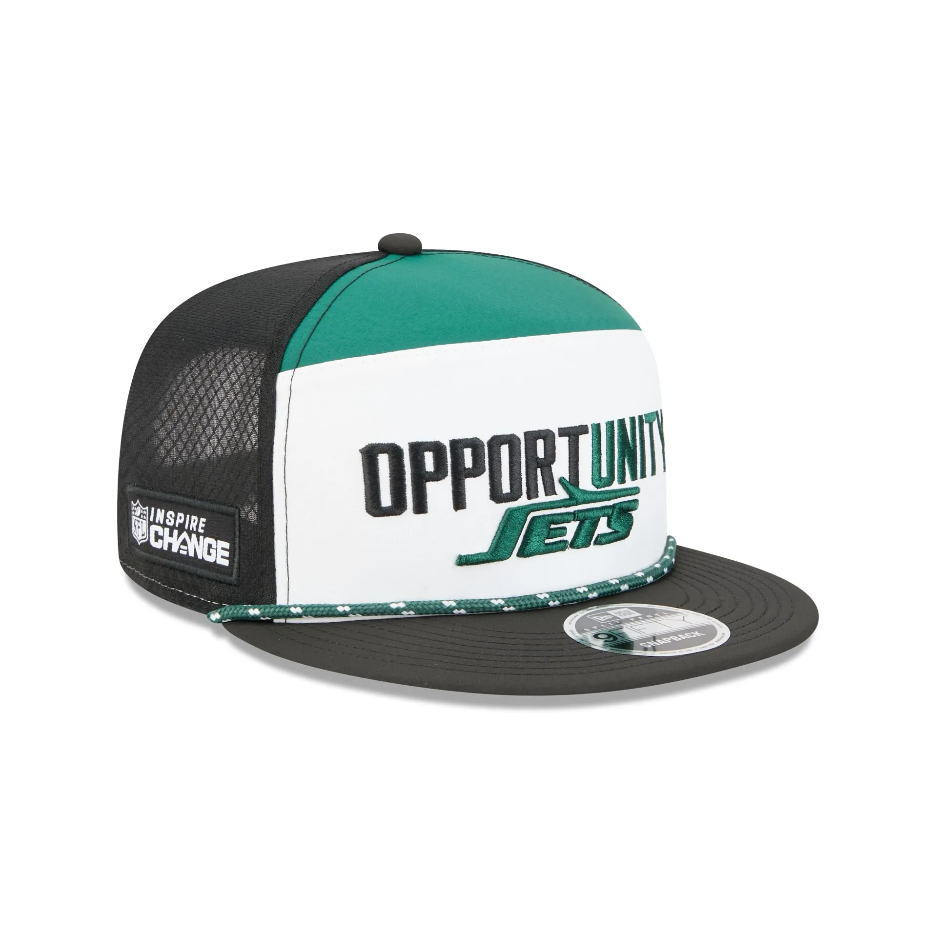 New York Jets 2025 Inspire Change Split Panel 9FIFTY Snapback Hat sold by New Era product image thumbnail 3
