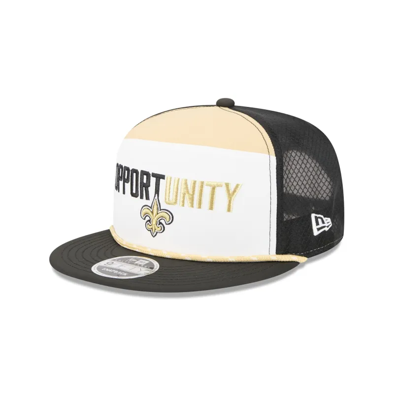 New Orleans Saints 2025 Inspire Change Split Panel 9FIFTY Snapback Hat sold by New Era