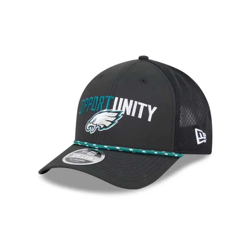 Philadelphia Eagles 2025 Inspire Change 9FORTY M-Crown Snapback Hat sold by New Era