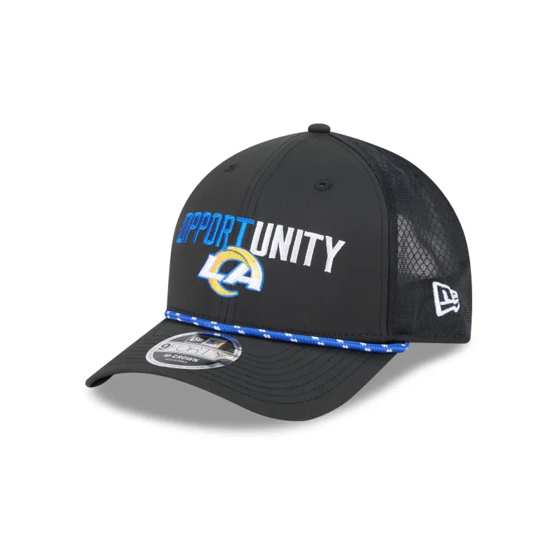 Los Angeles Rams 2025 Inspire Change 9FORTY M-Crown Snapback Hat sold by New Era