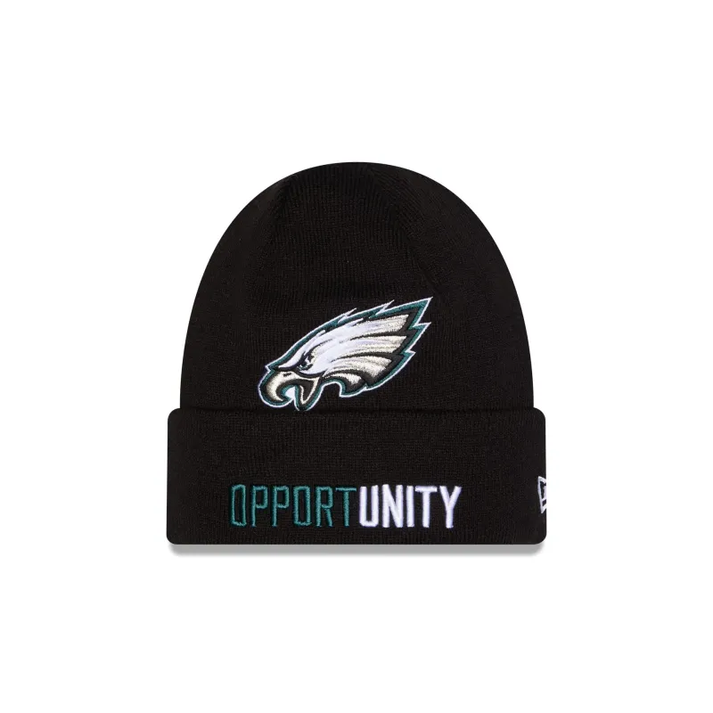 Philadelphia Eagles 2025 Inspire Change Beanie Hat sold by New Era