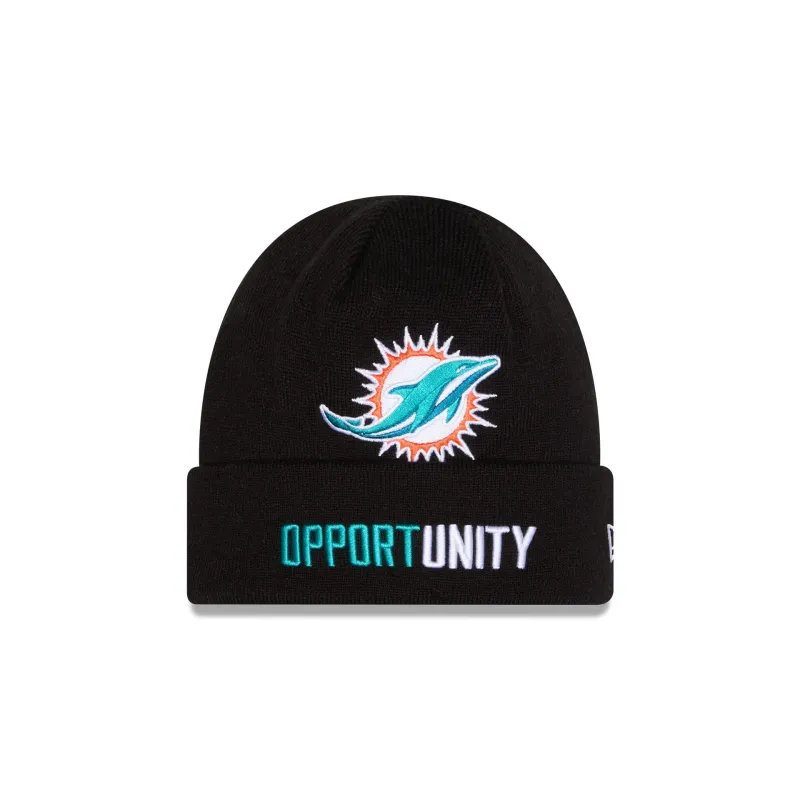 Miami Dolphins 2025 Inspire Change Beanie Hat sold by New Era