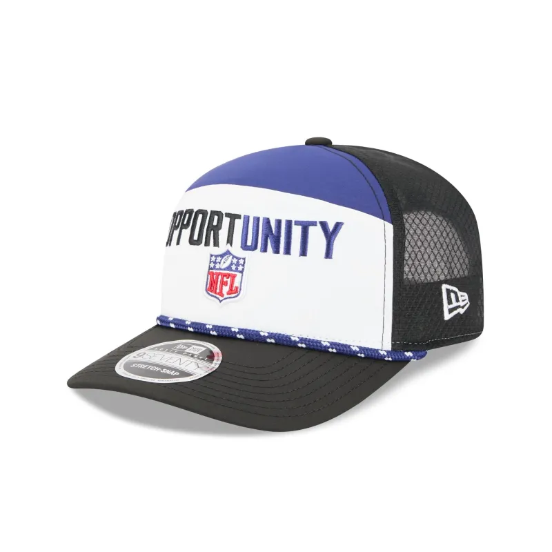 NFL 2025 Inspire Change Split Panel 9SEVENTY Trucker Hat sold by New Era