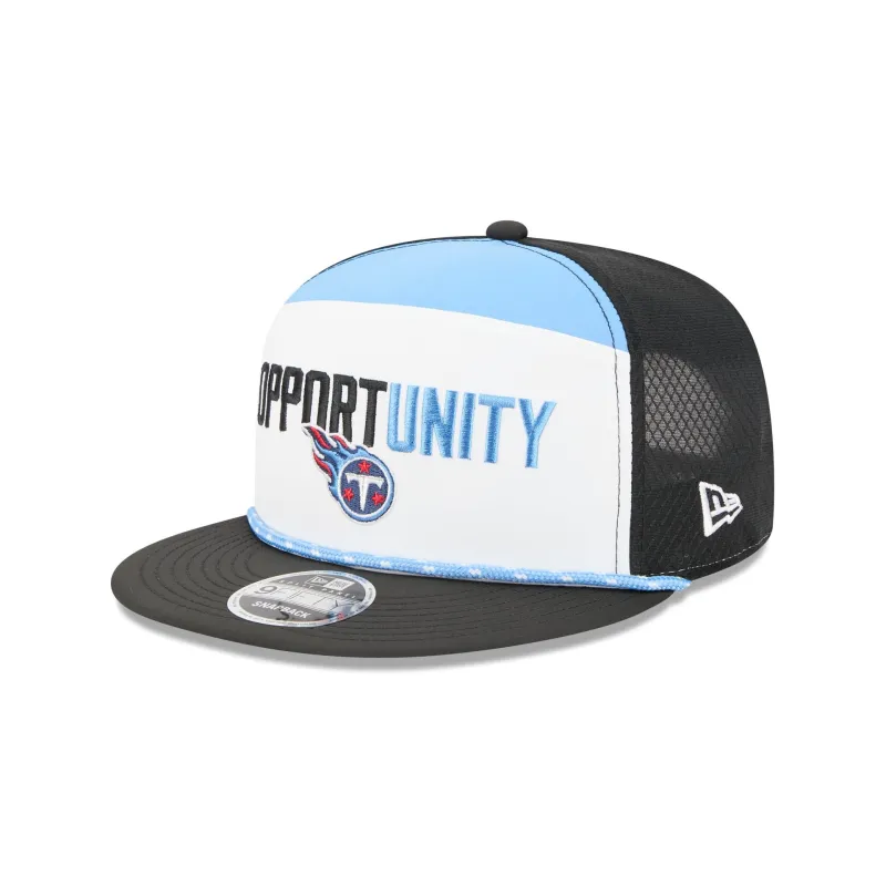 Tennessee Titans 2025 Inspire Change Split Panel 9FIFTY Snapback Hat sold by New Era