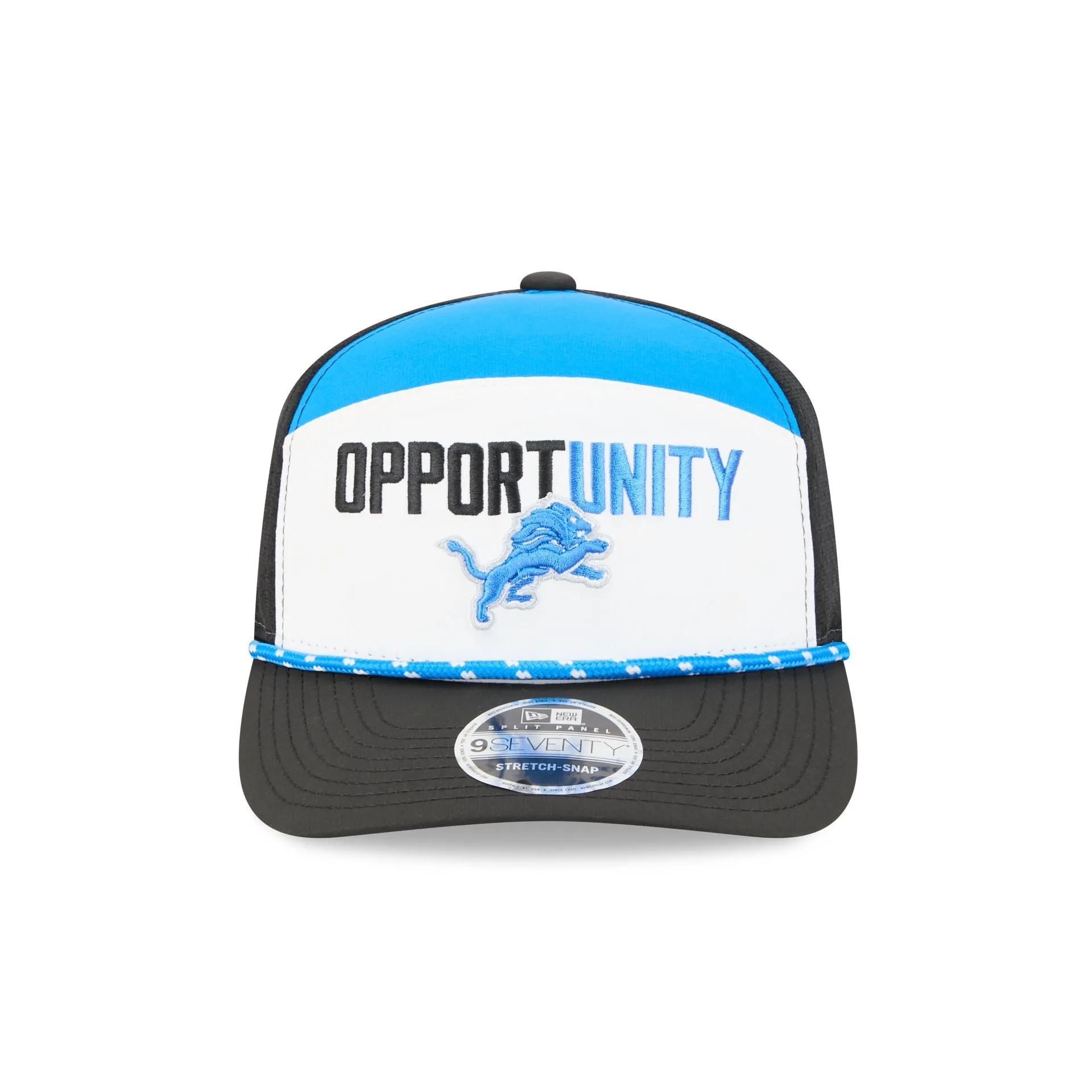 Detroit Lions 2025 Inspire Change Split Panel 9SEVENTY Trucker Hat sold by New Era product image thumbnail 2