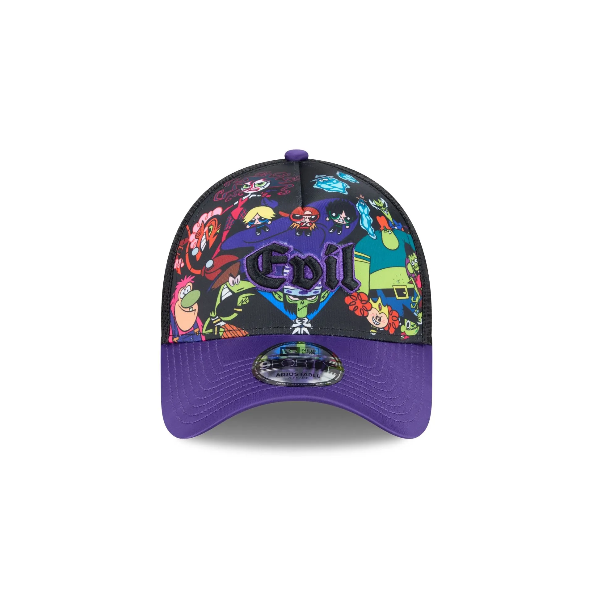 The Powerpuff Girls Evil 9FORTY A-Frame Trucker Snapback Hat sold by New Era product image thumbnail 2