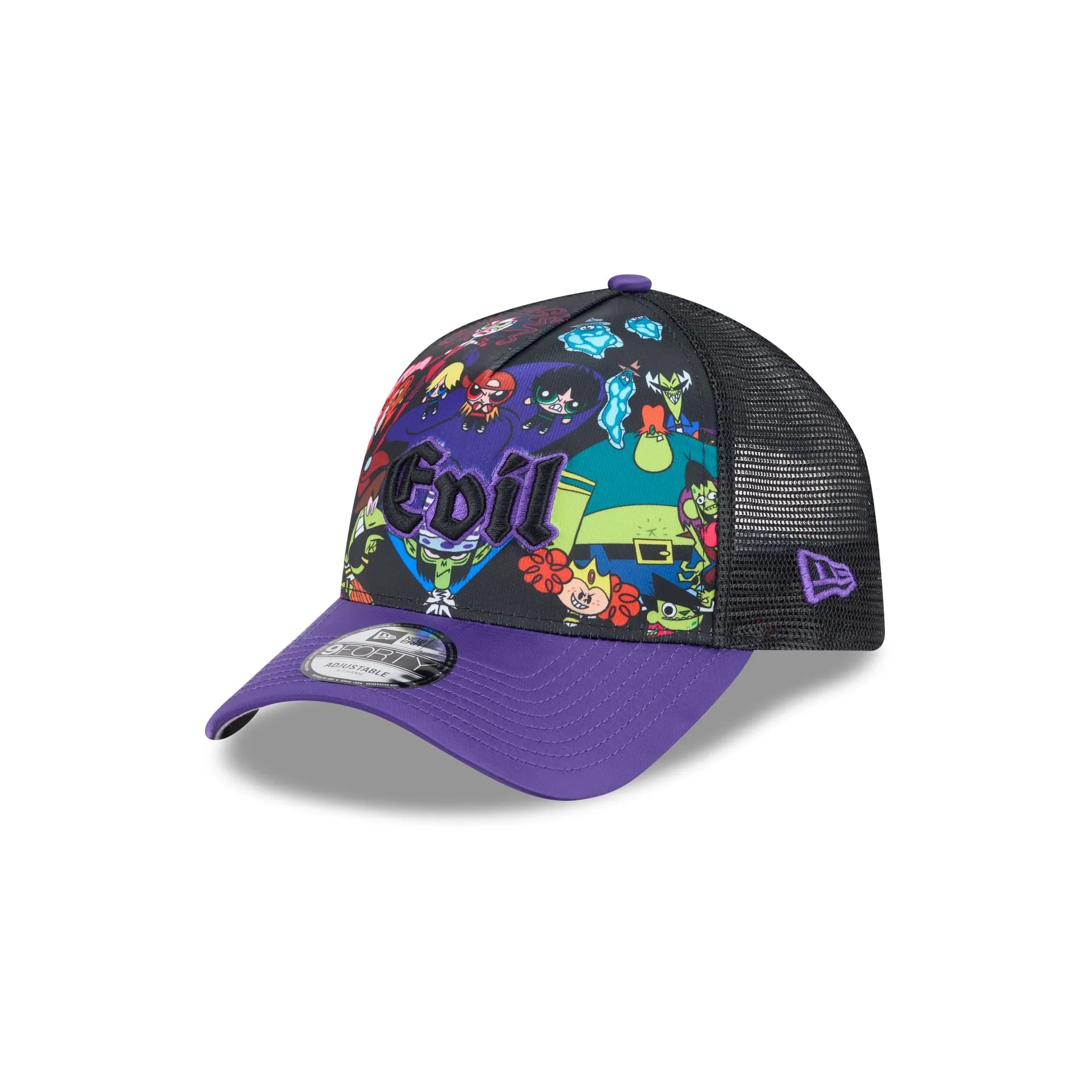 The Powerpuff Girls Evil 9FORTY A-Frame Trucker Snapback Hat sold by New Era product image thumbnail 3