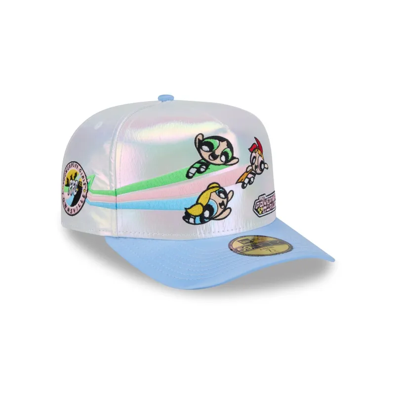The Powerpuff Girls Iridescent 59FIFTY A-Frame Fitted Hat sold by New Era
