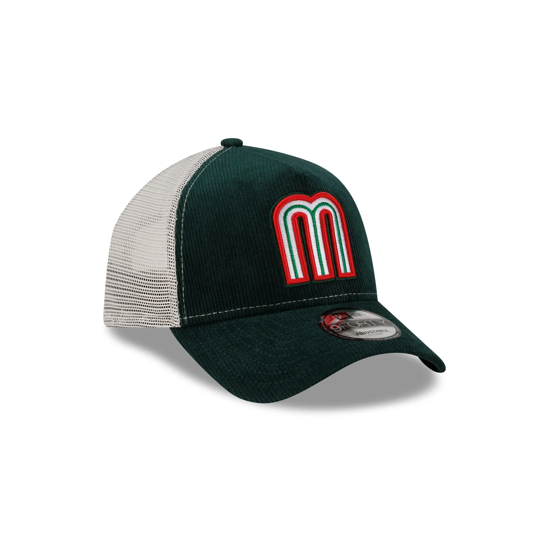Mexico Baseball 2025 World Baseball Classic 9FORTY A-Frame Trucker Hat sold by New Era product image thumbnail 3