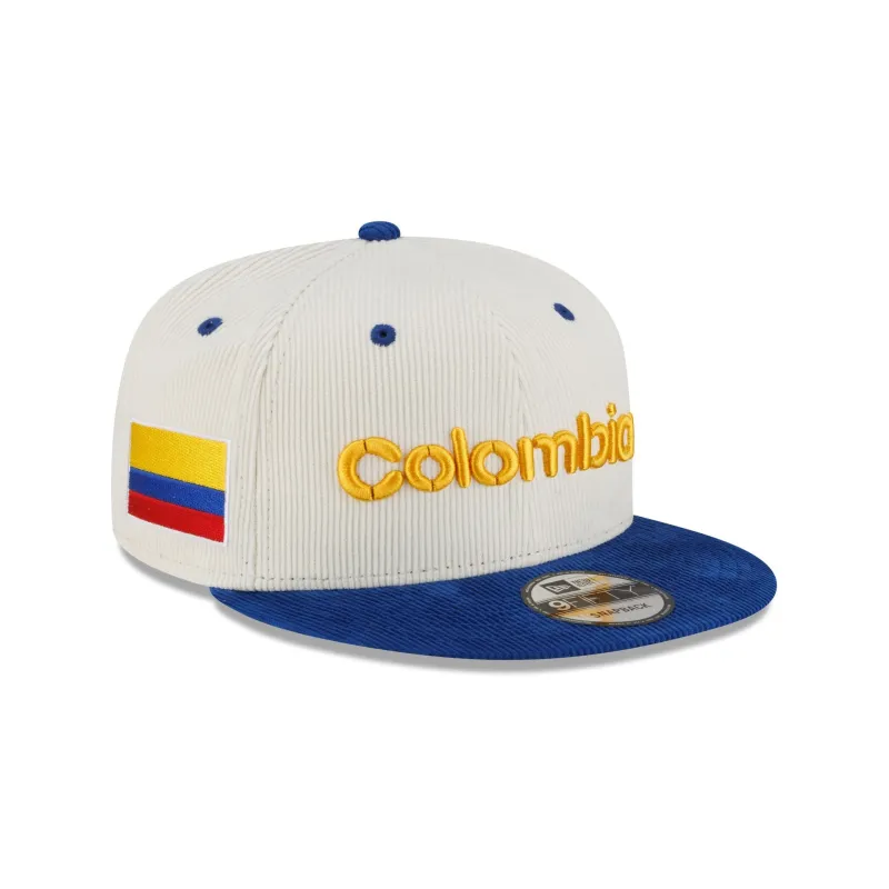 Colombia 2025 World Baseball Classic Corduroy 9FIFTY Snapback Hat sold by New Era