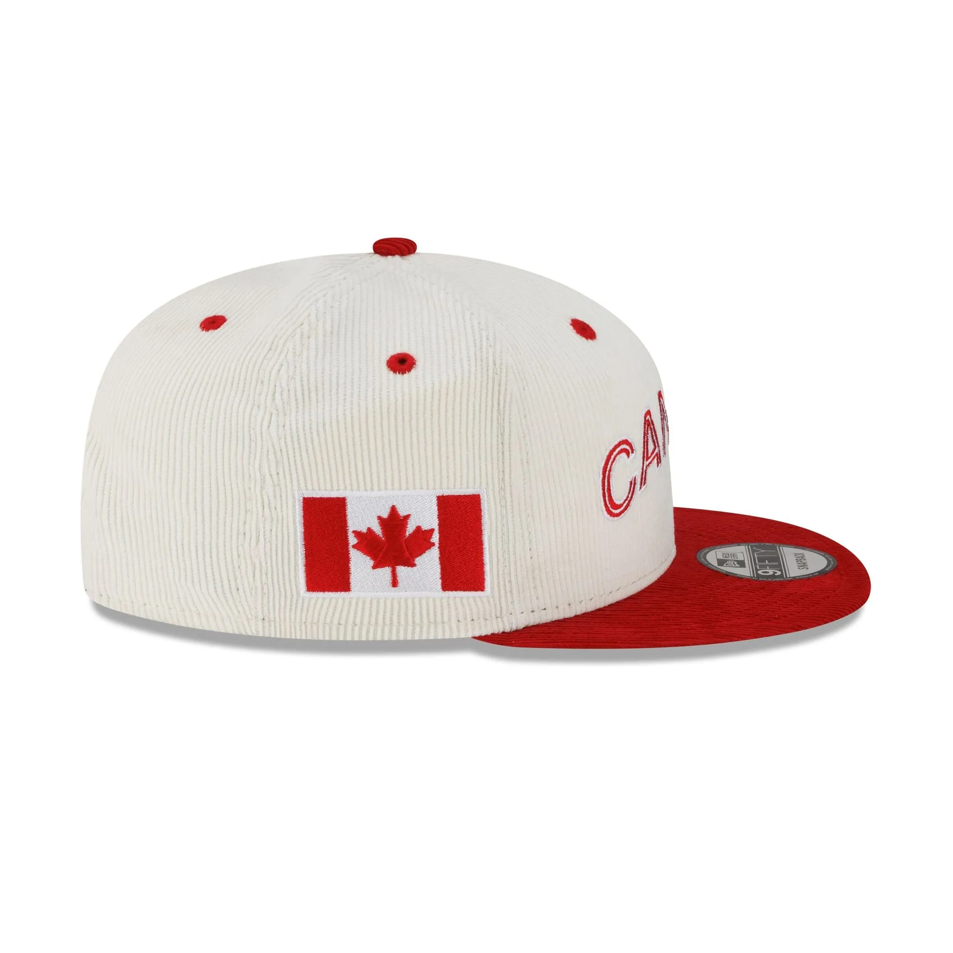 Canada 2025 World Baseball Classic Corduroy 9FIFTY Snapback Hat sold by New Era product image thumbnail 4