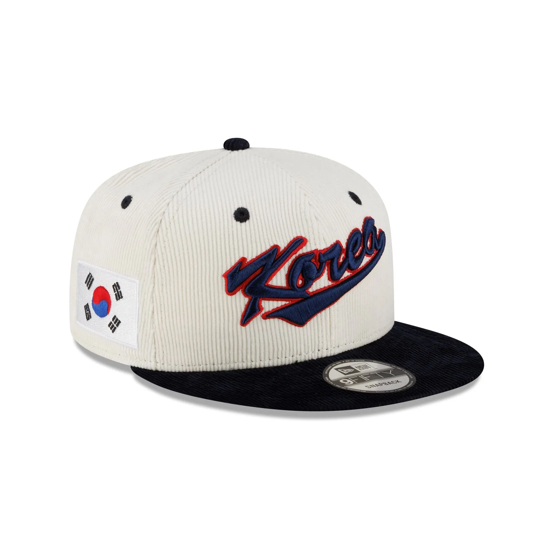 Korea 2025 World Baseball Classic Corduroy 9FIFTY Snapback Hat sold by New Era